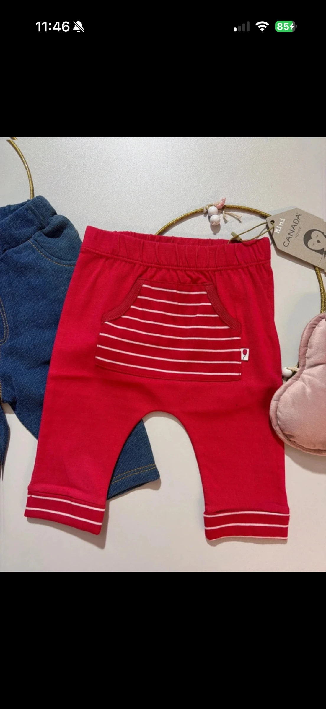 Lot of 2 baby pants – new - size 1/3 months – photo 2